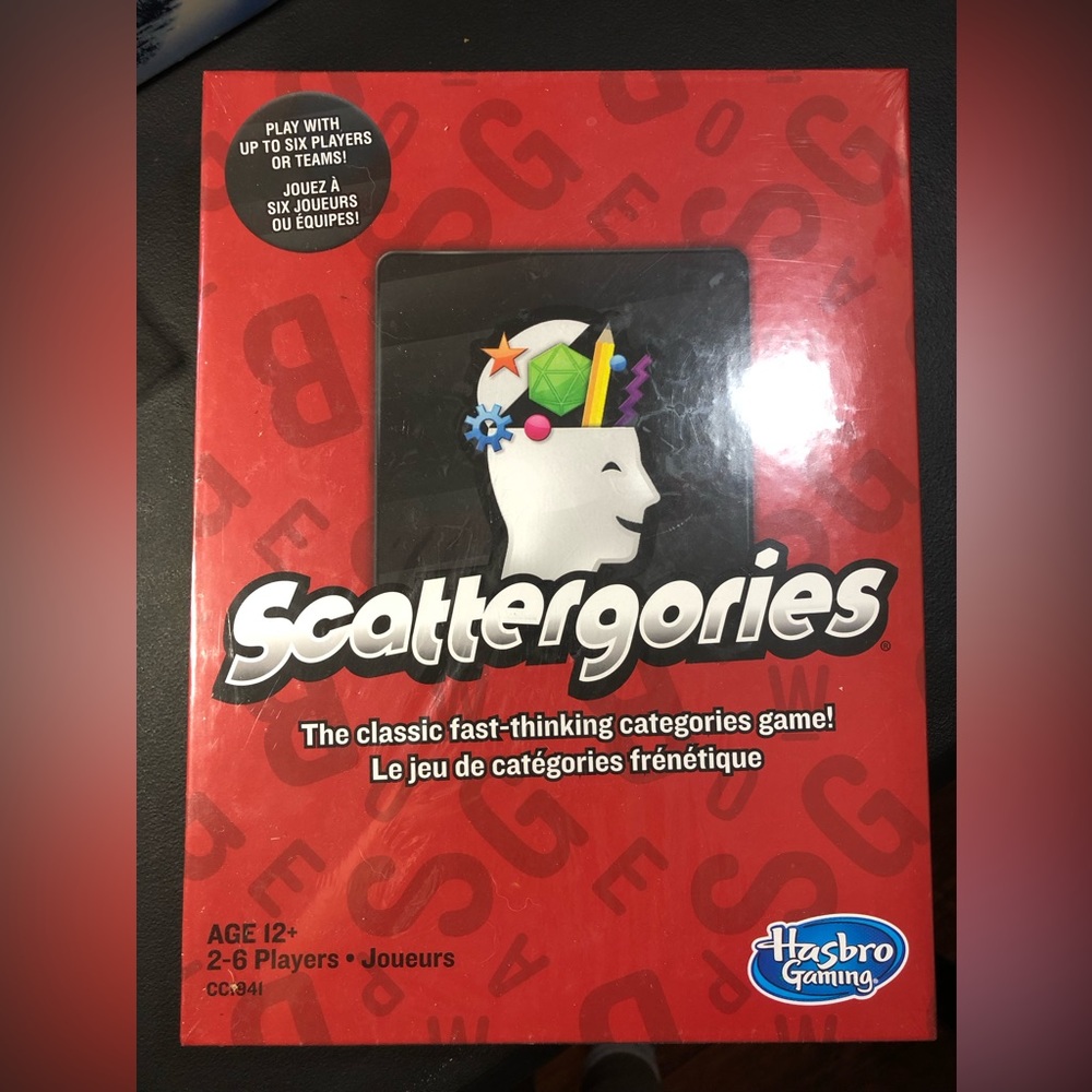 Scattergories Board Game New